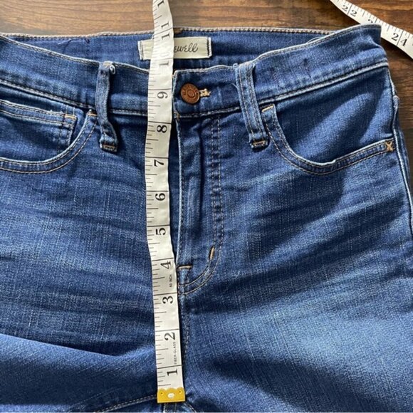 Madewell High-Rise Roadtripper Jeans medium wash size 26 Tall Long 30” stretch - Picture 13 of 14